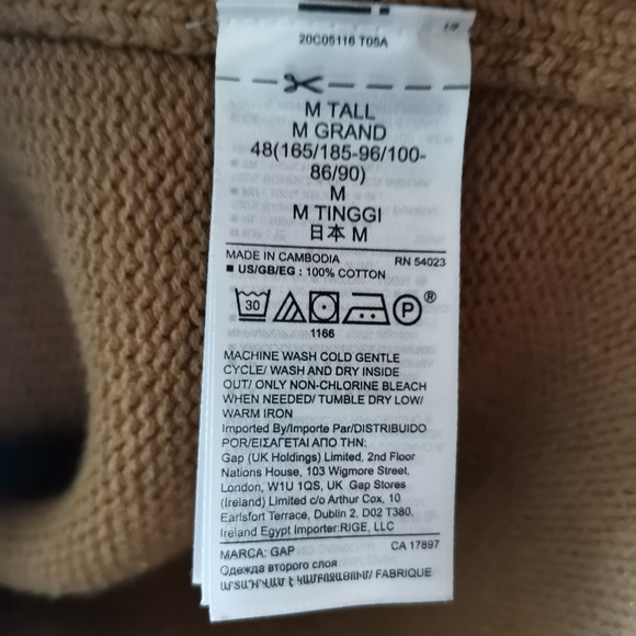 Gap Oversized Crewneck Men’s Sweater (M Tall) - Picture 7 of 9